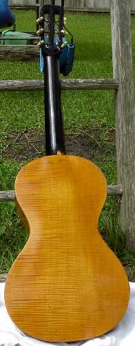 Anonymous German or Italian-style guitar, circa 1870 - Back