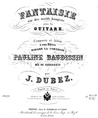 Hungarian Fantasy Title Page